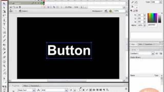 Creating Animating Advanced Rollover Buttons in Flash CS3 [upl. by Adnovaj]