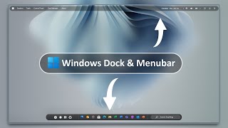 Windows Dock amp Menu bar  Dock amp Menu For Windows [upl. by Martinic]