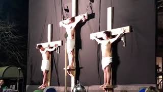 Crocifissione Via Crucis venerdi Santo Simbario VV 29032024 [upl. by Bat]