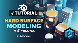 Learn Blender Hard Surface Modeling in 5 Minutes  Polygon Runway [upl. by Donahoe623]