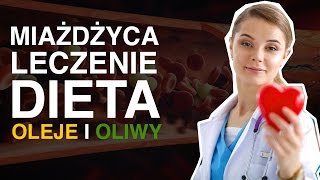 MIAŻDŻYCA leczenie dieta OLEJE i OLIWY [upl. by Analli]