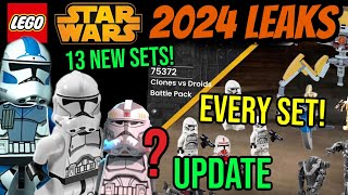 EVERY 2024 LEGO Star Wars Set Leak REVEALED CLONE Battlepack  MORE 🧬 [upl. by Nalyorf414]