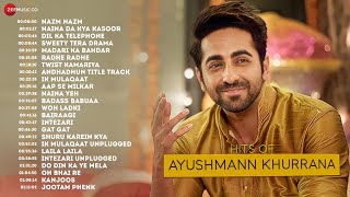 24 Hit songs Of Ayushmann Khurrana  Nazm Nazm Naina Da Kya Kasoor Dil Ka Telephone [upl. by Lazare]