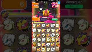 Pokémon Shuffle  Vespiquen S Rank Itemless Stage 371 [upl. by Jeana]