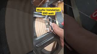 woofer instalation 200 watt [upl. by Stelle]