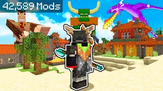 Puse TODOS los MODS que EXISTEN a MINECRAFT✌️ PARTE 3 [upl. by Hamo312]