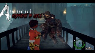 RESIDENT EVIL 4 MOD MIDNIGHT IN HELL PS2 AETHERSX2 4 [upl. by Kaufmann]