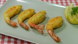 Cómo hacer gambas con gabardina ó caballitos aperitivo especial navidad [upl. by Krusche]