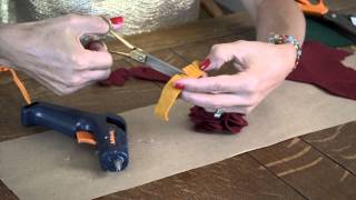 How to Make a Felt Flower Corsage or Brooch [upl. by Eidna]