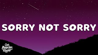 Demi Lovato  Sorry Not Sorry Lyrics [upl. by Theo]