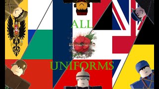 All uniforms in Entrenched [upl. by Syman]