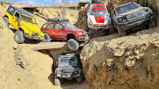 Overturned Odyssey RC Cars Navigate Terrain amp Rescue Perils [upl. by Schluter]