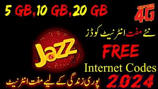 Jazz free internet  jazz free internet code 2024  free mbs jazz code 2023 jazzfreeinternet [upl. by Kooima]