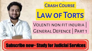 Volenti non fit injuria  General defences  law of Torts  Law of Torts lecture [upl. by Allwein]