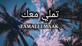 ARABIC SONG TAMALLI MAAK AMR DIAB LIRIK ampARTI tanpa iklanarabicsong liriklagu [upl. by Noirda]