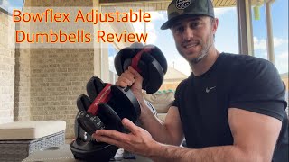 Bowflex SelectTech 552 Adjustable Dumbbells Review [upl. by Evreh]