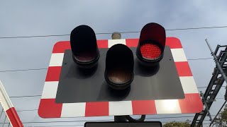 Alsager Station Level Crossing  Cheshire [upl. by Hteboj356]