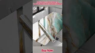 ORJILO 60CM X 200CM Kitchen Oil Proof Foil StickersKitchen Backsplash Wallpaper  shorts [upl. by Swagerty]