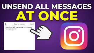 How To Unsend All Messages On Instagram At Once 2024 [upl. by Amikehs]