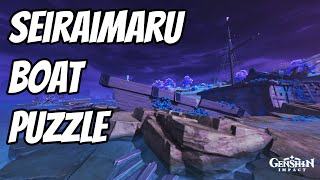 Seiraimaru Boat Puzzle Guide  Genshin Impact [upl. by Chiquia]