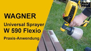 Wagner W 590 Flexio  DIY PraxisAnwendung  PaintProfi [upl. by Nossaj9]