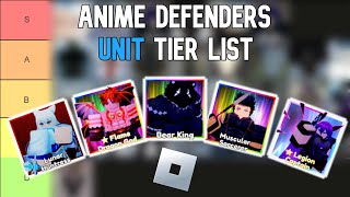 Anime Defenders Update 45 Unit Tier List [upl. by Biggs]