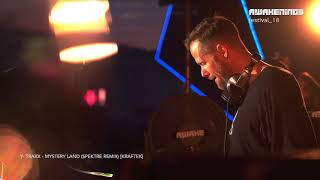 Adam Beyer closing out Awakenings 2018 with YTraxx  Mystery Land Spektre Remix Kraftek [upl. by Yblocaj]