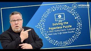 Solving the Paperless Puzzle  Webinar Replay [upl. by Monjo]