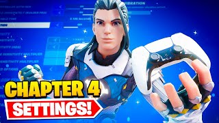 NEW BEST Controller Settings For CHAPTER 4 in Fortnite INSANE AIM [upl. by Inahteb]