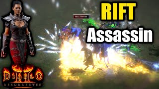 The Riftsin  Frozen Orb Kicking Assassin  Build Showcase Diablo 2 Resurrected [upl. by Pizor]