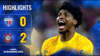 FORTALEZA vs CORINTHIANS  HIGHLIGHTS  CONMEBOL SUDAMERICANA 2024 [upl. by Lebatsirhc]