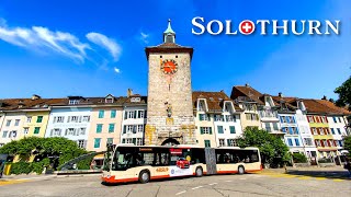 Solothurn is Switzerlands most beautiful Baroque town 🇨🇭 Summer walking tour [upl. by Ewan]