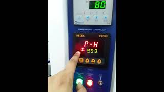 HOT AIR OVEN OPERATION VIDEO [upl. by Mackay]