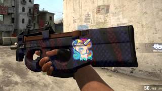 Unicorn Holo P90 CSGO [upl. by Snow635]