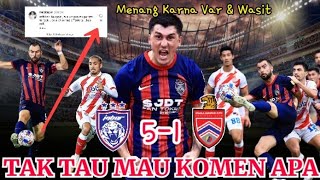 JDT VS KL CITY 51‼️ LUCU KOMEN ORANG INI 😁 [upl. by Matazzoni]