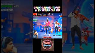 🔴GYAN GAMING 🥰👍 TOPUP A 10 YEARS OLD KID  gyangaminglive freefire viralshorts trendingshorts [upl. by Lowry324]