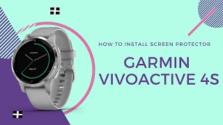 How to install SPGUARD Screen Protector Compatible with Garmin Vivoactive 4S [upl. by Ansev]