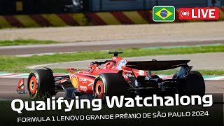 🔴F1 Live Brazil GP Quali  Commentary  Live Telemetry [upl. by Lleunamme]