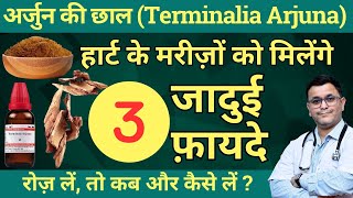 Arjun ki chaal ke fayde Terminalia Arjuna Q Benefits of Arjun ki Chaal Arjuna q homeopathic medicine [upl. by Ttsepmet]