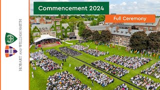 HWS Commencement 2024 [upl. by Eserehs582]