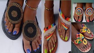 Fabulous Masai sandals designs for beginners 2022 [upl. by Ahsya]