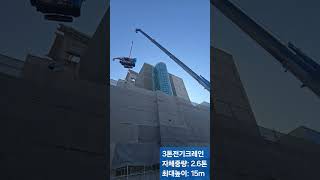 c6전기거미크레인 옥상양중 영상 리튬크레인 hoeflon automobile unic crane hoeflon 옥상크레인작업 [upl. by Cordi127]