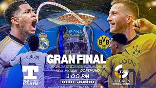 Transmisión En Vivo Final UEFA CHAMPIONS LEAGUE Real Madrid  Borussia Dortmund [upl. by Deva]