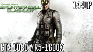 Splinter Cell Blacklist  GTX 1080  RYZEN 5 1600X  1440p Ultra [upl. by Blancha801]