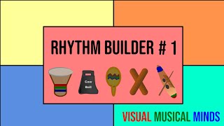 Rhythm Builder 1 Drum Cow Bell Maraca Claves Guiro [upl. by Eiuqram]