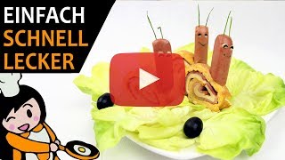 Würstchen Schnecken  Rezept Videos [upl. by Grete]