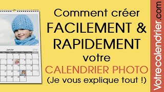 Comment créer rapidement mon calendrier photo [upl. by Rhiamon]