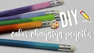 DIY Color Changing Pencils [upl. by Altheta]