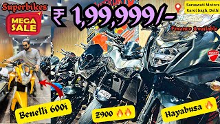 Unbelievable Deal Golden Benelli 600i  Only 2 Lakh 🔥🔥  Secondhand superbikes in delhi zx10r [upl. by Dloreg]