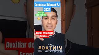 Auxiliar de Serviços Escolares  Concurso Macaé RJ 2024  Noções de Informática concursomacae fgv [upl. by Norrahc713]